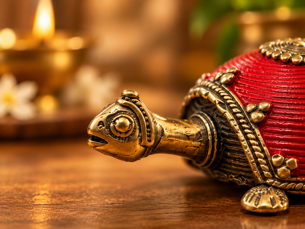 Table top Décor | Handcrafted Dhokra Art Turtle