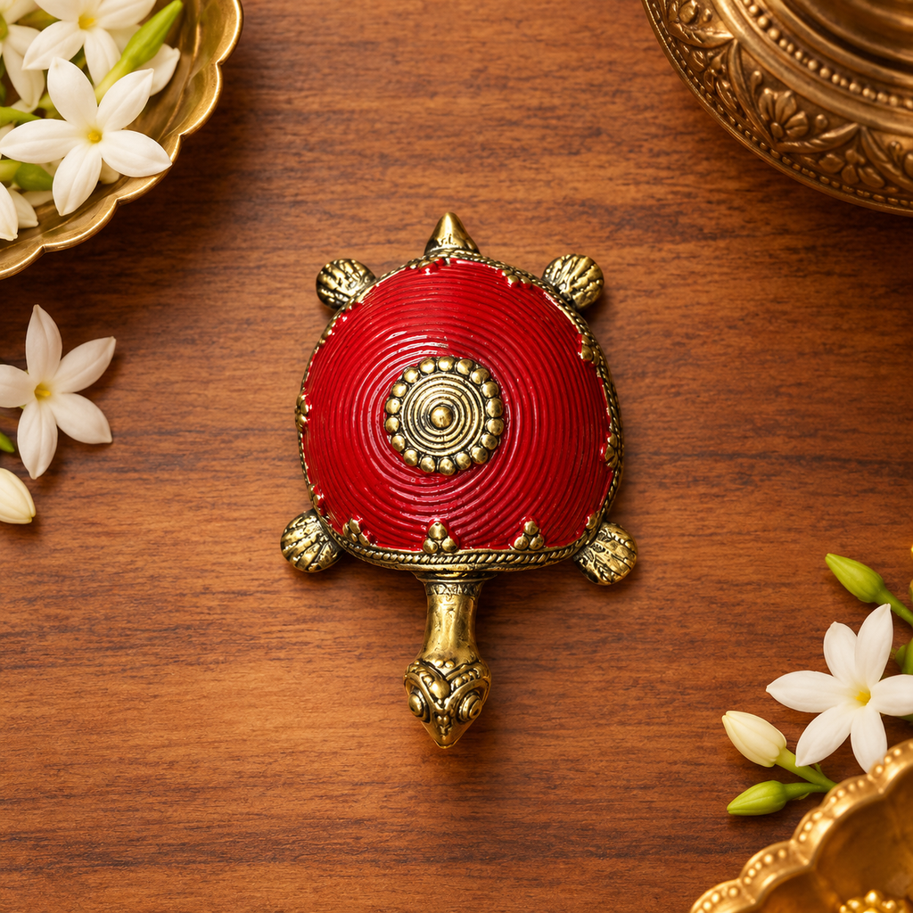 Table top Décor | Handcrafted Dhokra Art Turtle